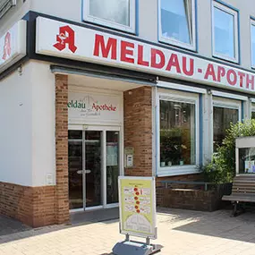 Aussenansicht der Meldau-Apotheke