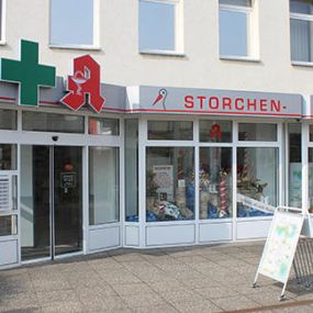 Aussenansicht der Storchen-Apotheke