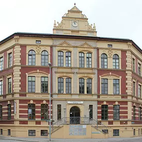 Aussenansicht der Glück-Auf-Apotheke im Gesundheitszentrum