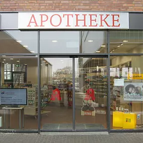 Aussenansicht der Apotheke Holzhalbinsel Rostock