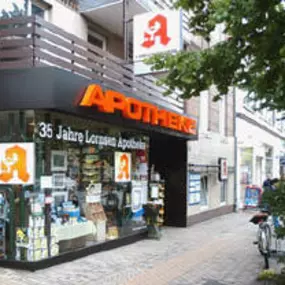 Aussenansicht der Lornsen-Apotheke