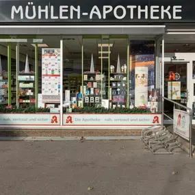 Aussenansicht der Mühlen-Apotheke