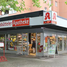 Aussenansicht der Hummelsbütteler Apotheke