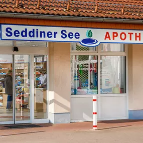 Aussenansicht der Seddiner See APOTHEKE