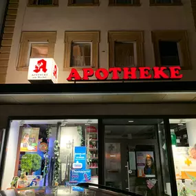 Aussenansicht der Apotheke am Markt