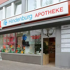 Aussenansicht der Hindenburg-Apotheke