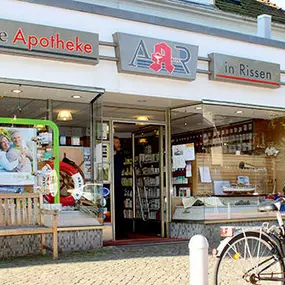 Aussenansicht der Alte Apotheke in Rissen