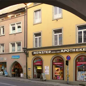 Aussenansicht der Münster-Apotheke