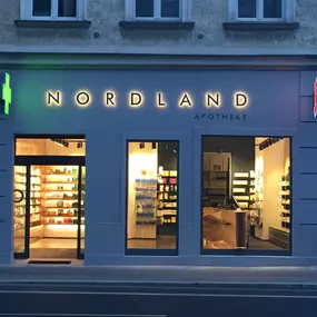 Aussenansicht der Nordland Apotheke