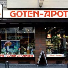 Aussenansicht der Goten-Apotheke