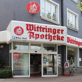Aussenansicht der Wittringer-Apotheke
