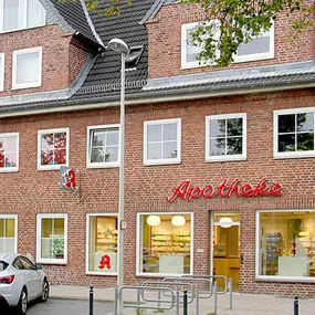 Aussenansicht der Apotheke am Andreas-Hofer-Platz