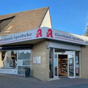 Aussenansicht der Havelland-Apotheke