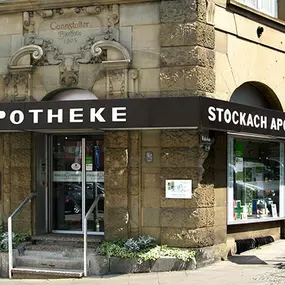 Aussenansicht der Stöckach-Apotheke