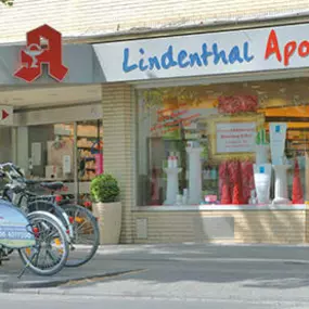 Aussenansicht der Lindenthal-Apotheke