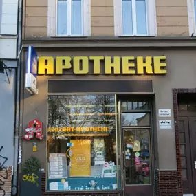 Aussenansicht der Mozart-Apotheke