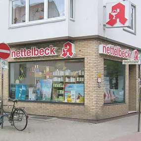 Aussenansicht der Nettelbeck-Apotheke