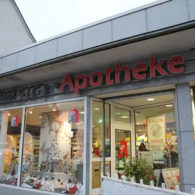 Aussenansicht der Bußmann's Barbara-Apotheke