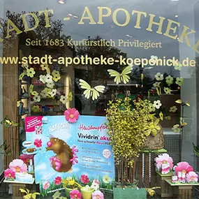 Aussenansicht der Stadt-Apotheke Köpenick