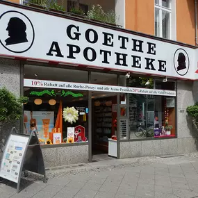 Aussenansicht der Goethe-Apotheke