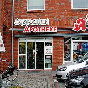 Aussenansicht der Storchen-Apotheke