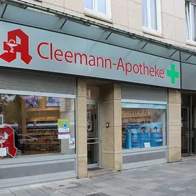 Aussenansicht der Cleemann-Apotheke