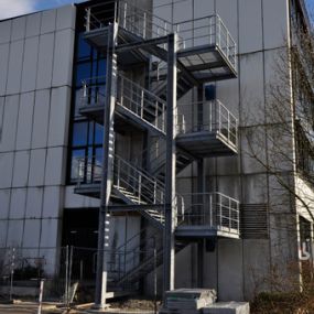 Stahltreppe - Brandschutz und Tragwerksplanung  | Ingenieurbüro Behring | München