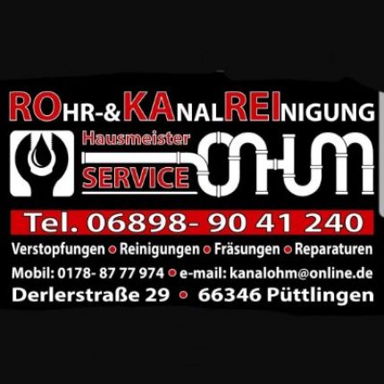 Logo from Rohr und Kanalreinigung Ohm
