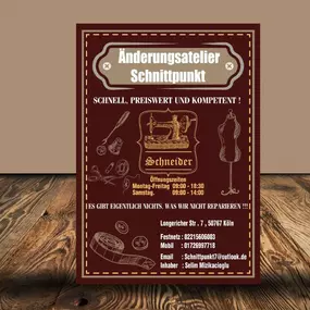 Änderungsatelier Schnittpunkt I Änderungsschneiderei Köln