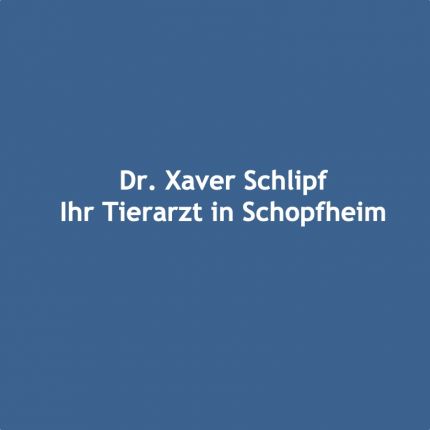 Λογότυπο από Dr. Xaver Schlipf Tierarzt