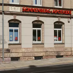 Aussenansicht der Sonnenberg-Apotheke