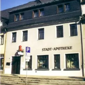 Aussenansicht der Stadt-Apotheke Oederan
