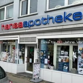 Aussenansicht der Hansa-Apotheke