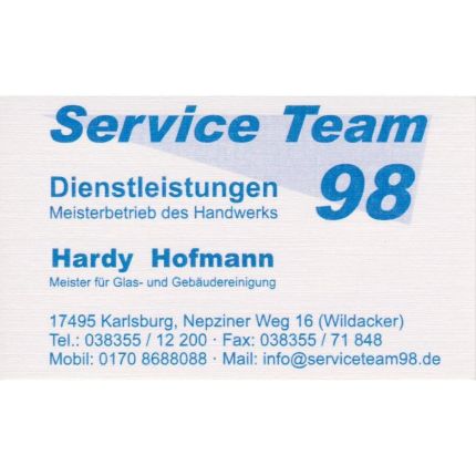 Logo van Service Team 98 - Gebäudereinigung