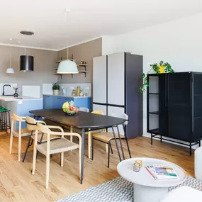 Kitchen in a shared flat at POHA House Theaterplatz