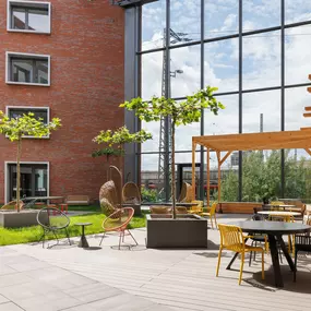 Terrace: Outdoor space that's a perfect urban escape to connect with nature or practice yoga