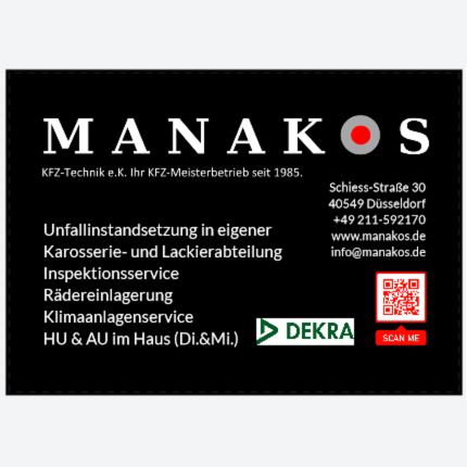 Logo van Manakos KFZ-Technik e.K.