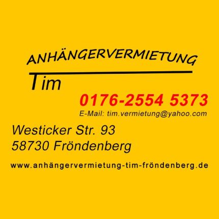 Logo von Anhängervermietung Tim in Fröndenberg
