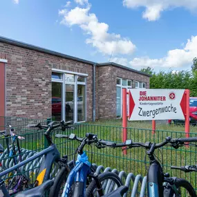 Eingang zur Johanniter-Kita Zwergenwache in Glinde
