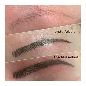 PMU Permanent Make Up Augenbrauen, natürliche perfekte Augenbrauen, Härchenzeichnung, Schattierung, PMU Studio in Thüringen, Bad Langensalza, Erfurt, Eisenach, Gotha, Mühlhausen