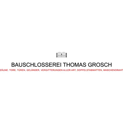 Logo von Bauschlosserei Thomas Grosch - Zaunbau in Fredersdorf-Vogelsdorf