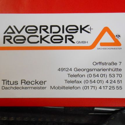 Logo van Averdiek + Recker GmbH