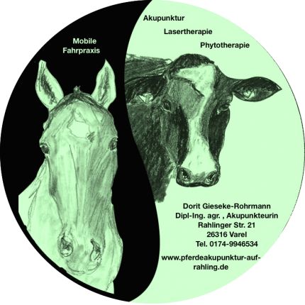 Logo van Pferdeakupunktur auf Rahling Dorit Gieseke-Rohrmann