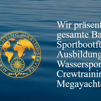 Logo da MYM Mikes Yachting Maritimservice Mike Huefken