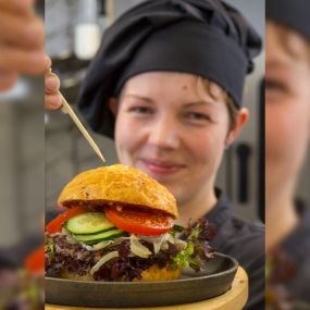 Frische Küche in der Wacholdeschänke Hildburghausen. Hausgemachte Burger, Selbstgemachte Klöße, regionale Produkte