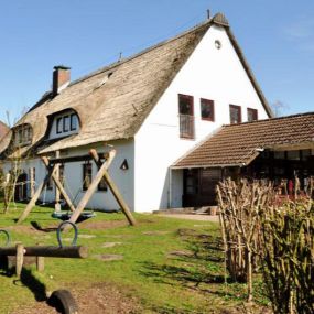 Auf dem Spielplatz der Johanniter-Kita Furchsbau in Bokholt-Hanredder.