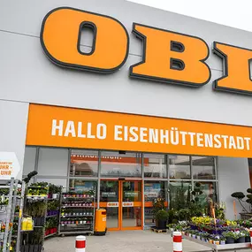 OBI Markt-Eingang Eisenhüttenstadt