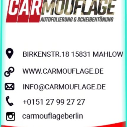 Logo de Carmouflage Autofolierung