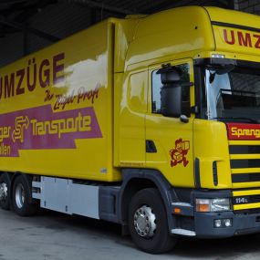 LKW der Firma Sprenger Transporte AG