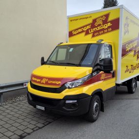 Umzugsfahrzeug der Sprenger Transporte AG